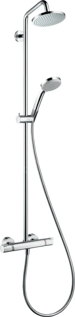 Hansgrohe Croma 160 - Duschsäule Mit Thermostatbatterie 160 Mm, 1 Strahl, Verchromt 27135000