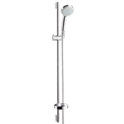 Hansgrohe Croma 100 - Set - Handbrause Vario + Wandstange Unica'C 0,90 M, Verchromt 27771000