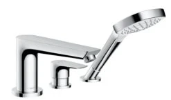 Hansgrohe Talis E - Badewannenarmatur Für Wannenrand, 3-Loch-Montage, Chrom 71731000