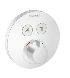 Hansgrohe Shower Select - Thermostatarmatur - Unterputz Für 2 Verbraucher, Weißmatt 15743700