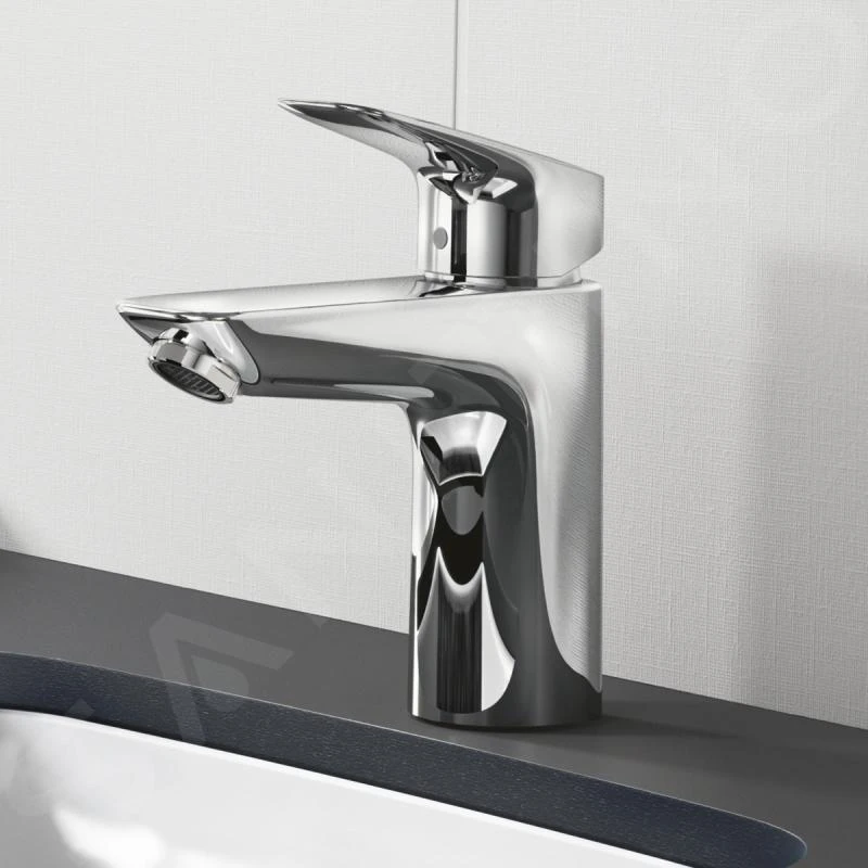 Hansgrohe Logis - Waschtisch Einhebelmischer 100 Mit Ablaufgarnitur, Verchromt 71100000 3 Hansgrohe Logis - Waschtisch Einhebelmischer 100 Mit Ablaufgarnitur, Verchromt 71100000 – Bild 3