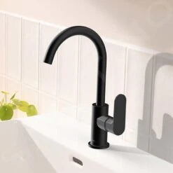 Hansgrohe Rebris S - Waschtischarmatur Mit Ablauf Und Schwenkauslauf, Schwarz Matt 72536670 -Hansgrohe Verkaufsgeschäft d30929151c3ce49b8fb2a3d1