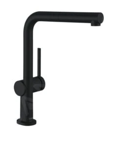 Hansgrohe M54 - Spültischarmatur Talis Mit Herausziehbarer Brause, EcoSmart, Schwarz Matt 72845670