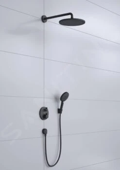 Hansgrohe Croma - Duschset 280, Mit Thermostat Ecostat S-Unterputz, Schwarz Matt 27961670 -Hansgrohe Verkaufsgeschäft d8b7c4838fb13354c00abc1f