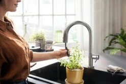 Hansgrohe Aqittura M91 - Spültischarmatur Mit Ausziehbarem Auslauf Und Mit Filterfunktion, Edelstahl 76803800 -Hansgrohe Verkaufsgeschäft d90d41acacb8ffea95993a1b