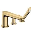 Hansgrohe Talis E - Badewannenarmatur Für Wannenrand, 4-Loch-Montage, Gold Poliert 71748990