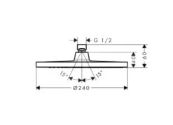 Hansgrohe Crometta - Kopfbrause S 240 Mm, EcoSmart, Schwarz Matt 26724670 7 Hansgrohe Crometta - Kopfbrause S 240 Mm, EcoSmart, Schwarz Matt 26724670 -Hansgrohe Verkaufsgeschäft dc0497d71b9e97b7219835ce
