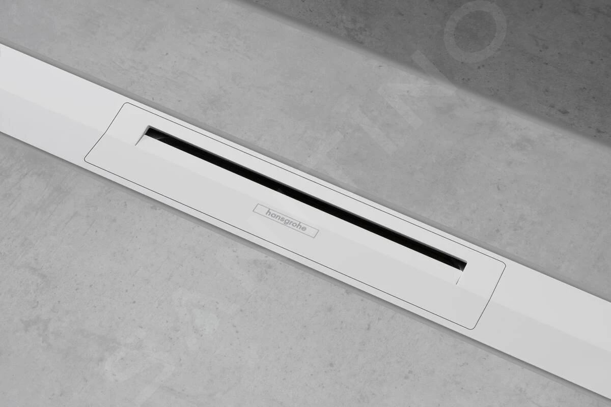 Hansgrohe RainDrain Flex - Duschrinne 900 Mit Edelstahlrost, Kürzbar, Freie Montage, Weiß Matt 56045700 4 Hansgrohe RainDrain Flex - Duschrinne 900 Mit Edelstahlrost, Kürzbar, Freie Montage, Weiß Matt 56045700 – Bild 4