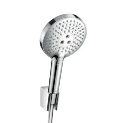 Hansgrohe Raindance Select E - Brauseset 120, 3 Strahlarten, Halter Und Schlauch, Chrom 26701000
