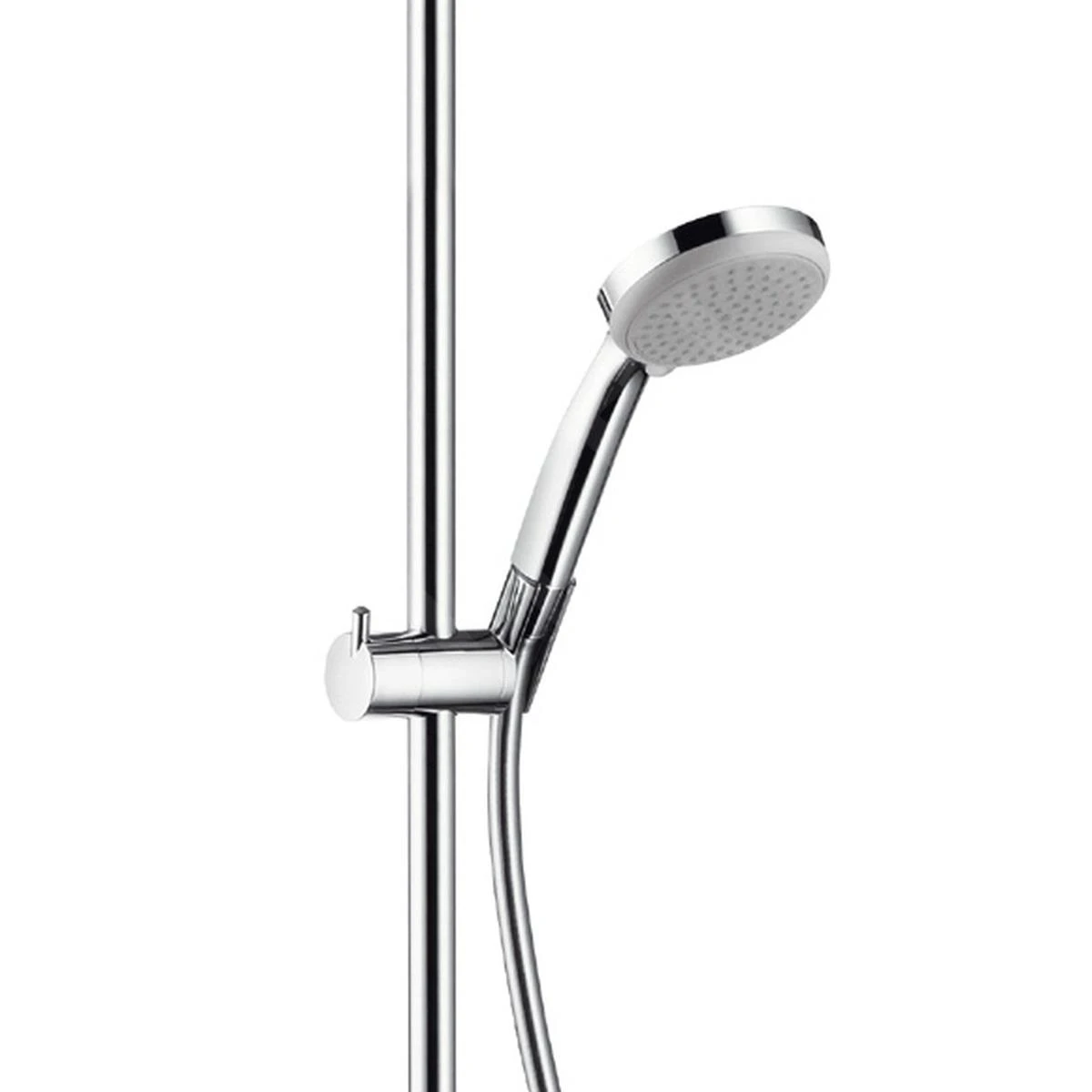Hansgrohe Croma 220 - Duschsäule Showerpipe Mit Thermostatbatterie, 220 Mm, 1 Strahl, Verchromt 27185000 4 Hansgrohe Croma 220 - Duschsäule Showerpipe Mit Thermostatbatterie, 220 Mm, 1 Strahl, Verchromt 27185000 – Bild 4