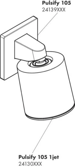 Hansgrohe Pulsify - Brauseanschluss 105 Mm, Chrom 24139000 -Hansgrohe Verkaufsgeschäft e2db7c2fdefe4ddee2e10c52