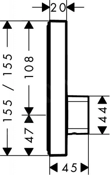 Hansgrohe Shower Select - Unterputzarmatur Für 2 Verbraucher, Verchromt 15768000 2 Hansgrohe Shower Select - Unterputzarmatur Für 2 Verbraucher, Verchromt 15768000 – Bild 2