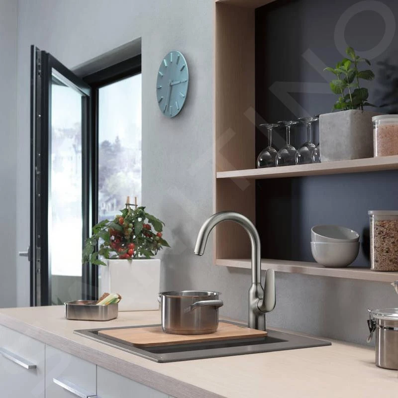 Hansgrohe Abwäschen - Granit-Einbauspülbecken S510-F450, Steingrau 43312290 3 Hansgrohe Abwäschen - Granit-Einbauspülbecken S510-F450, Steingrau 43312290 – Bild 3