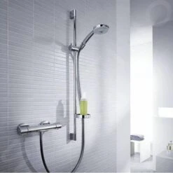 Hansgrohe Croma 100 - Duschset Mit Thermostatbatterie, Mit Duschkopf Croma 100 Multi, Verchromt 27086000 -Hansgrohe Verkaufsgeschäft eac7f95136813600c526f36d