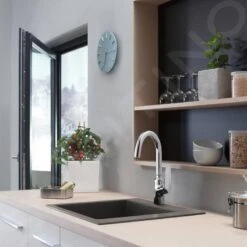 Hansgrohe Abwäschen - Granit-Einbauspülbecken S510-F450, Steingrau 43312290 7 Hansgrohe Abwäschen - Granit-Einbauspülbecken S510-F450, Steingrau 43312290 -Hansgrohe Verkaufsgeschäft ef7f5d02ed7b85a401f68f4d