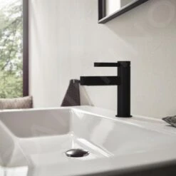 Hansgrohe Finoris - Standventil 100, EcoSmart, Schwarz Matt 76013670 -Hansgrohe Verkaufsgeschäft efa86576602719108e5fb4bd 1