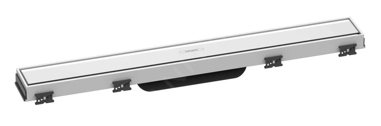 Hansgrohe RainDrain Match - Duschrinne 600 Mit Edelstahlrost, Mit Höhenverstellbarem Rahmen, Weiß 56036450 1 Hansgrohe RainDrain Match - Duschrinne 600 Mit Edelstahlrost, Mit Höhenverstellbarem Rahmen, Weiß 56036450