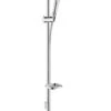 Hansgrohe Raindance Select E - Brausegarnitur 120, 3 Strahlen, Weiß / Verchromt 26621400