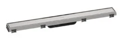 Hansgrohe RainDrain Match - Duschrinne 700 Mit Edelstahlrost, Mit Höhenverstellbarem Rahmen, Edelstahl Gebürstet 56037800
