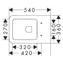 Hansgrohe EluPura Q Wand WC 540 Spülrandlos 10 Hansgrohe EluPura Q Wand WC 540 Spülrandlos -Hansgrohe Verkaufsgeschäft hansgrohe badkeramik elupura q wand wc 12116741