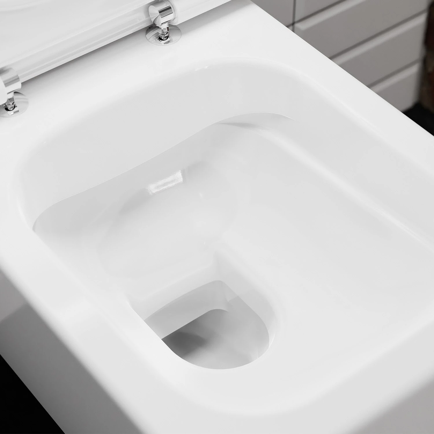 Hansgrohe EluPura Q Wand WC 540 Spülrandlos, Mit HygieneEffect 3 Hansgrohe EluPura Q Wand WC 540 Spülrandlos, Mit HygieneEffect – Bild 3