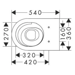 Hansgrohe EluPura S Wand WC 540 Spülrandlos, Mit AquaHelix Flush Und HygieneEffect 12 Hansgrohe EluPura S Wand WC 540 Spülrandlos, Mit AquaHelix Flush Und HygieneEffect -Hansgrohe Verkaufsgeschäft hansgrohe badkeramik elupura wand wc 540 12116789