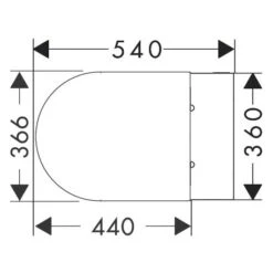 Hansgrohe EluPura S Wand WC Set 540 Spülrandlos Mit WC-Sitz, AquaHelix Flush Und SmartClean -Hansgrohe Verkaufsgeschäft hansgrohe badkeramik elupura wand wc set 12116762