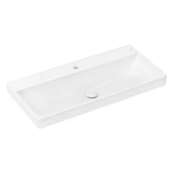 Hansgrohe Xelu Q Waschbecken 100 X 48 Cm Ungeschliffen, Mit 1 Hahnloch