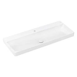 Hansgrohe Xelu Q Waschbecken 120 X 48 Cm Ungeschliffen, Mit 1 Hahnloch