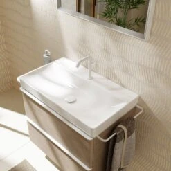 Hansgrohe Xelu Q Waschbecken 80 X 48 Cm Ungeschliffen, Mit 1 Hahnloch -Hansgrohe Verkaufsgeschäft hansgrohe badkeramik xelu q waschbecken 80 12107940