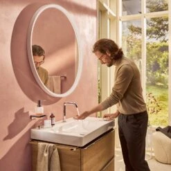 Hansgrohe Xelu Q Waschbecken 80 X 48 Cm Ungeschliffen, Mit 1 Hahnloch -Hansgrohe Verkaufsgeschäft hansgrohe badkeramik xelu q waschbecken 80 12108087