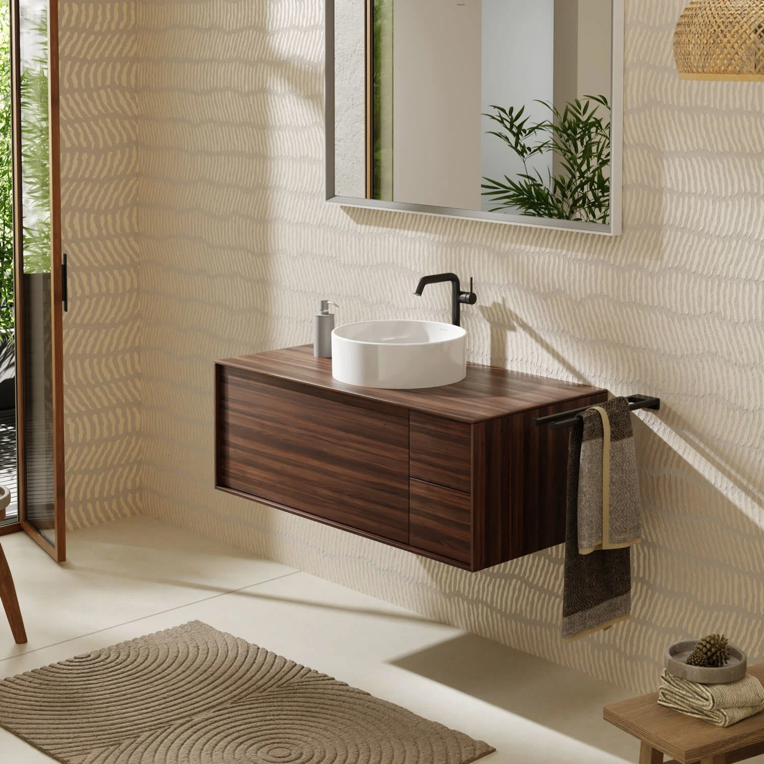 Hansgrohe Xuniva S Aufsatzwaschtisch Rund Ø 40 Cm, Mit SmartClean 8 Hansgrohe Xuniva S Aufsatzwaschtisch Rund Ø 40 Cm, Mit SmartClean – Bild 8