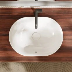 Hansgrohe Xuniva U Einbauwaschtisch 55 X 40 Cm, Mit Überlauf -Hansgrohe Verkaufsgeschäft hansgrohe badkeramik xuniva einbauwaschtisch 55 40 12115347