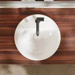 Hansgrohe Xuniva S Einbauwaschtisch Rund Ø 45 Cm, Mit 1 Hahnloch Und Überlauf -Hansgrohe Verkaufsgeschäft hansgrohe badkeramik xuniva einbauwaschtisch rund dm 12115353