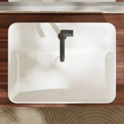 Hansgrohe Xuniva Q Aufsatzwaschtisch 60 X 45 Cm, Mit 1 Hahnloch Und Überlauf, Mit SmartClean -Hansgrohe Verkaufsgeschäft hansgrohe badkeramik xuniva q aufsatzwaschtisch 60 12115449