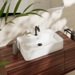 Hansgrohe Xuniva Q Aufsatzwaschtisch 60 X 45 Cm, Mit 1 Hahnloch Und Überlauf -Hansgrohe Verkaufsgeschäft hansgrohe badkeramik xuniva q aufsatzwaschtisch 60 12115629