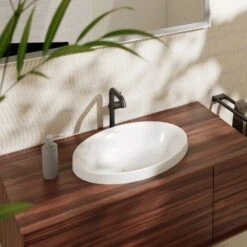 Hansgrohe Xuniva Q Einbauwaschtisch 55 X 40 Cm, Mit Überlauf -Hansgrohe Verkaufsgeschäft hansgrohe badkeramik xuniva q einbauwaschtisch 55 12115593