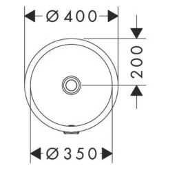 Hansgrohe Xuniva S Unterbauwaschtisch Rund Ø 35 Cm, Mit Überlauf -Hansgrohe Verkaufsgeschäft hansgrohe badkeramik xuniva unterbauwaschtisch rund dm 12109098