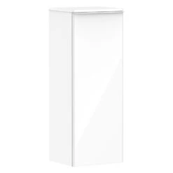 Hansgrohe Xelu Q Halbhochschrank 40 X 106,5 Cm, 1 Tür Mit Anschlag Rechts, Griff Mattweiß