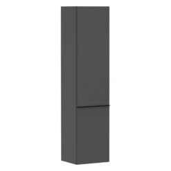 Hansgrohe Xelu Q Hochschrank 40 X 165 Cm, 2 Türen Mit Anschlag Links, Griff Mattschwarz