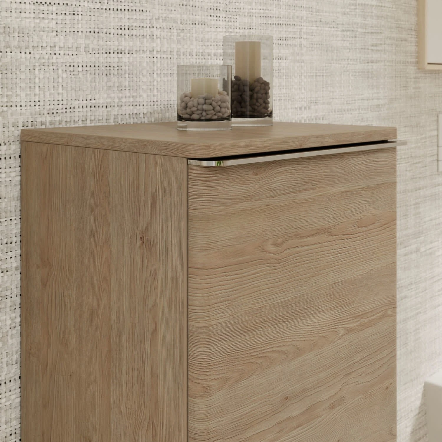 Hansgrohe Xelu Q Halbhochschrank 40 X 106,5 Cm, 1 Tür Mit Anschlag Rechts, Griff Chrom 2 Hansgrohe Xelu Q Halbhochschrank 40 X 106,5 Cm, 1 Tür Mit Anschlag Rechts, Griff Chrom – Bild 2