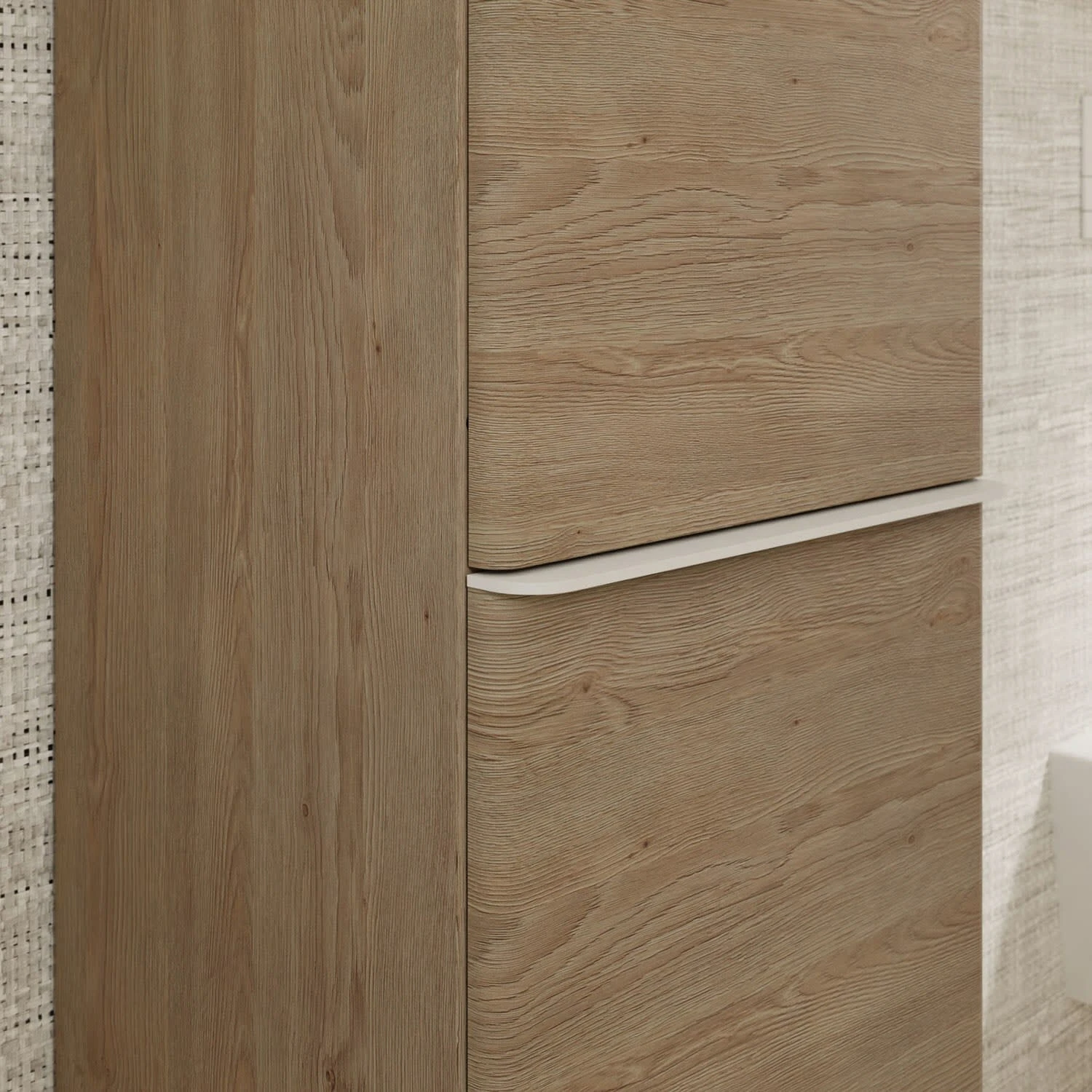 Hansgrohe Xelu Q Hochschrank 40 X 165 Cm, 2 Türen Mit Anschlag Rechts, Griff Mattweiß 2 Hansgrohe Xelu Q Hochschrank 40 X 165 Cm, 2 Türen Mit Anschlag Rechts, Griff Mattweiß – Bild 2