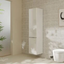 Hansgrohe Xelu Q Hochschrank 40 X 165 Cm, 2 Türen Mit Anschlag Links, Griff Chrom -Hansgrohe Verkaufsgeschäft hansgrohe badmoebel xelo q hochschraenke xelu 12138614