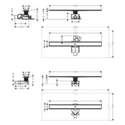 Hansgrohe RainDrain Allround Komplettset Duschrinne 80 Cm Für Standard-/flache Installation 9 Hansgrohe RainDrain Allround Komplettset Duschrinne 80 Cm Für Standard-/flache Installation -Hansgrohe Verkaufsgeschäft hansgrohe raindrain duschrinnen und punktablaeufe allround 11042920