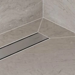 Hansgrohe RainDrain Allround Komplettset Duschrinne 90 Cm Für Standard-/flache Installation -Hansgrohe Verkaufsgeschäft hansgrohe raindrain duschrinnen und punktablaeufe allround 11043190