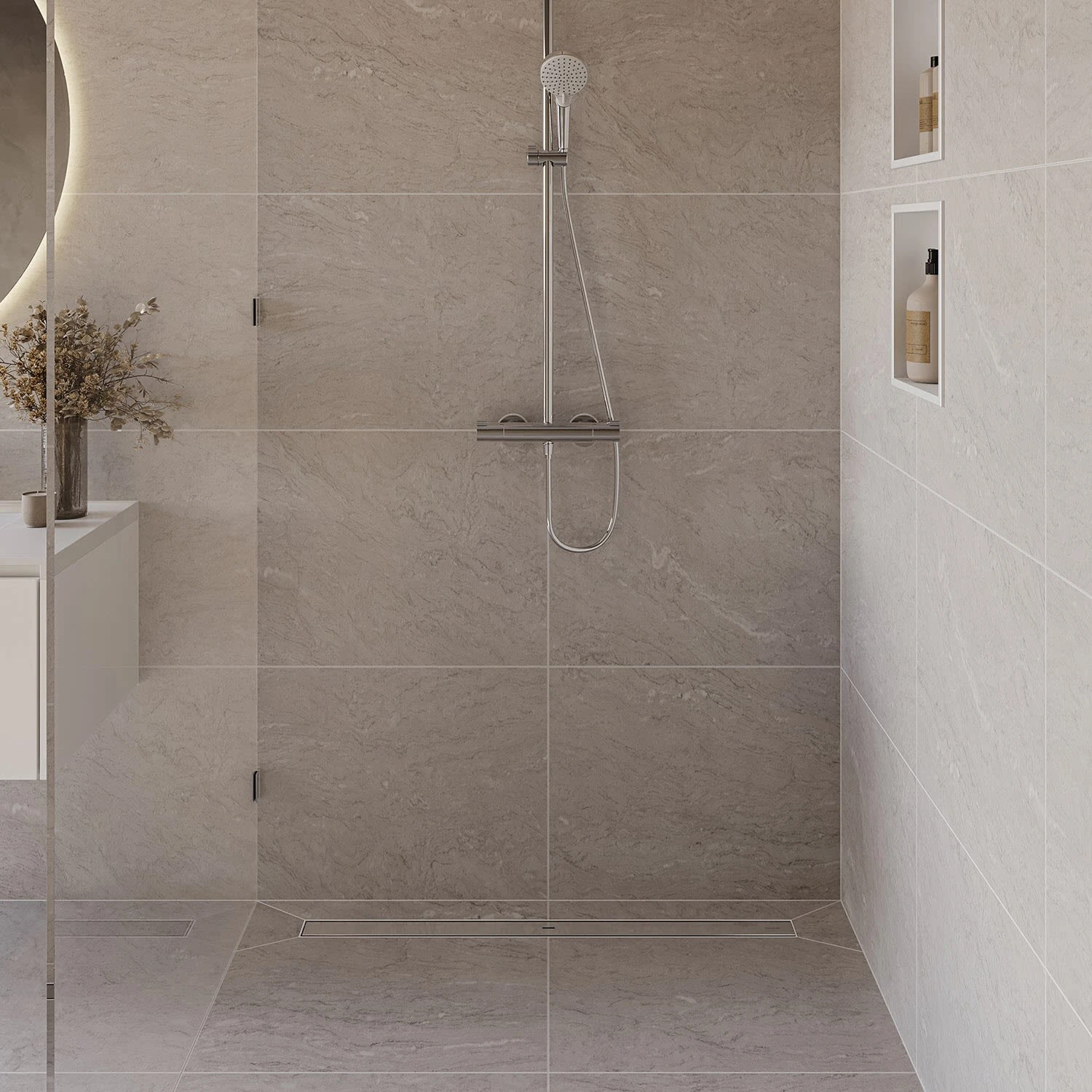 Hansgrohe RainDrain Allround Komplettset Duschrinne 80 Cm Für Standard-/flache Installation 7 Hansgrohe RainDrain Allround Komplettset Duschrinne 80 Cm Für Standard-/flache Installation – Bild 7