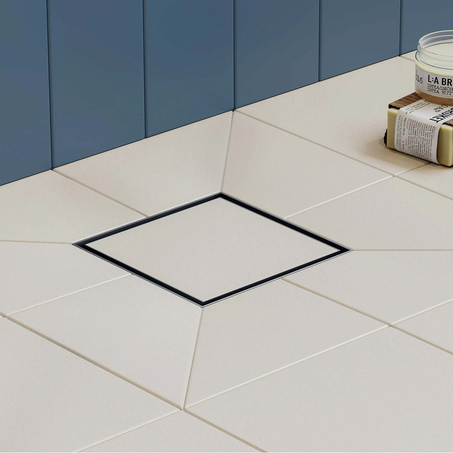 Hansgrohe RainDrain Brilliance Komplettset Punktablauf 10/10 Cm Rückseitig Befliesbar 6 Hansgrohe RainDrain Brilliance Komplettset Punktablauf 10/10 Cm Rückseitig Befliesbar – Bild 6