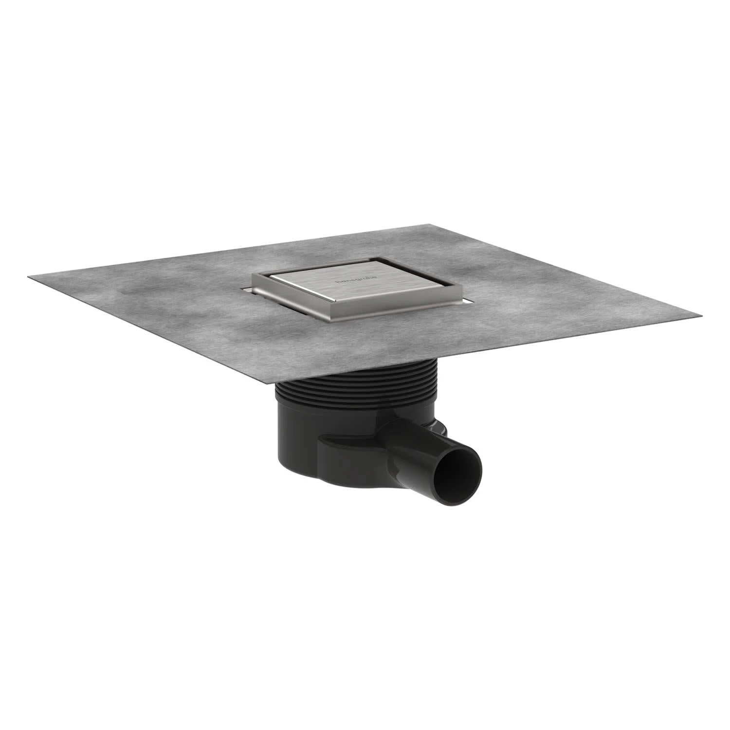 Hansgrohe RainDrain Brilliance Komplettset Punktablauf 10/10 Cm Rückseitig Befliesbar 1 Hansgrohe RainDrain Brilliance Komplettset Punktablauf 10/10 Cm Rückseitig Befliesbar