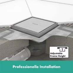 Hansgrohe RainDrain Brilliance Komplettset Punktablauf 10/10 Cm Rückseitig Befliesbar 8 Hansgrohe RainDrain Brilliance Komplettset Punktablauf 10/10 Cm Rückseitig Befliesbar -Hansgrohe Verkaufsgeschäft hansgrohe raindrain duschrinnen und punktablaeufe brilliance 11042833