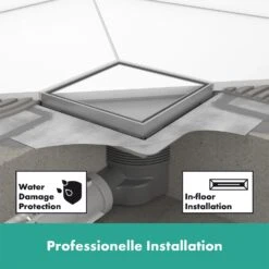 Hansgrohe RainDrain Brilliance Komplettset Punktablauf 10/10 Cm Rückseitig Befliesbar 10 Hansgrohe RainDrain Brilliance Komplettset Punktablauf 10/10 Cm Rückseitig Befliesbar -Hansgrohe Verkaufsgeschäft hansgrohe raindrain duschrinnen und punktablaeufe brilliance 11043016